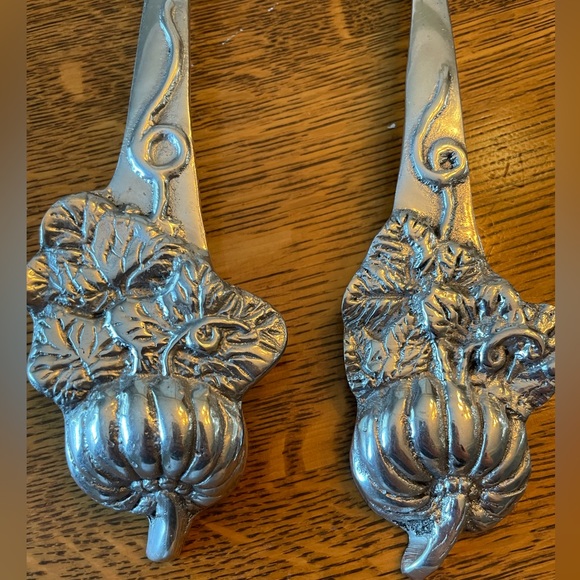 Vintage Pewter serving set Thanksgiving - Picture 4 of 4